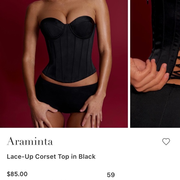 Black corset - Picture 1 of 2